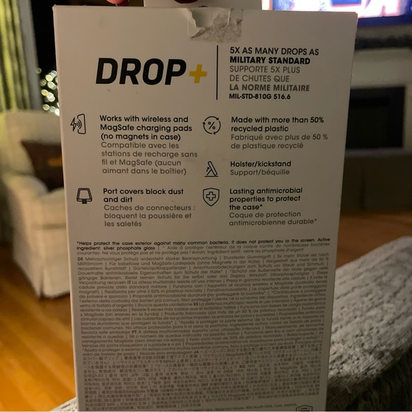 OtterBox Defender Pro Series Case and Holster For iPhone 15 Pro - Black - Picture 6 of 6